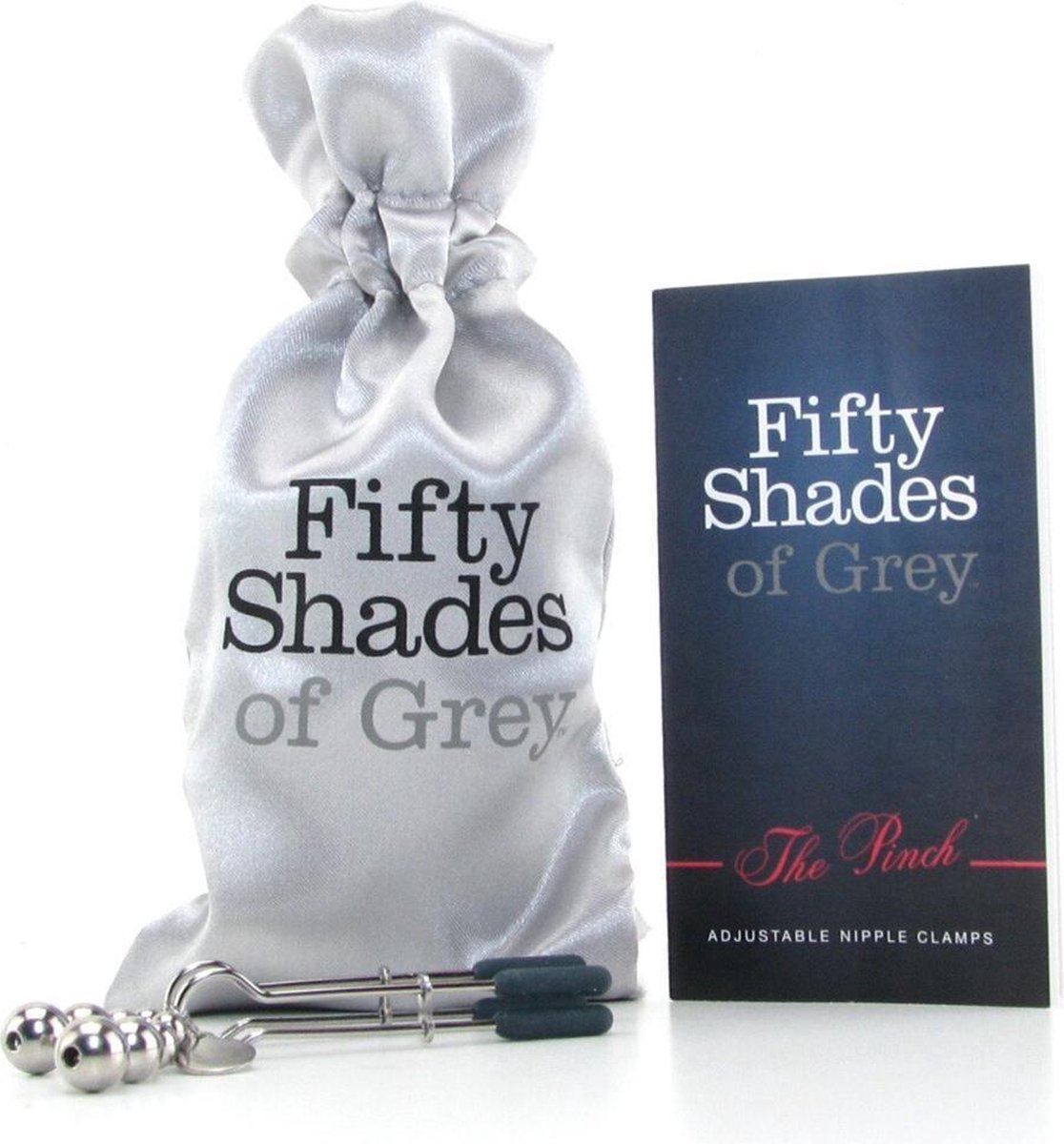 FIFTY SHADES The Pinch Adjustable Nipple Clamps - Zwart