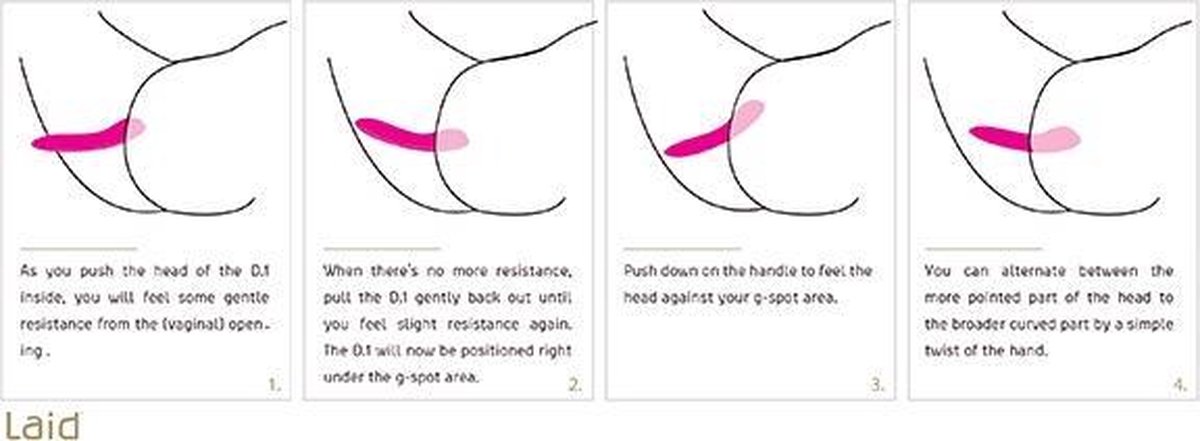 Laid D.1 Dildo Pink - Roze