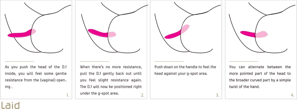 Laid D.1 Dildo Pink - Roze