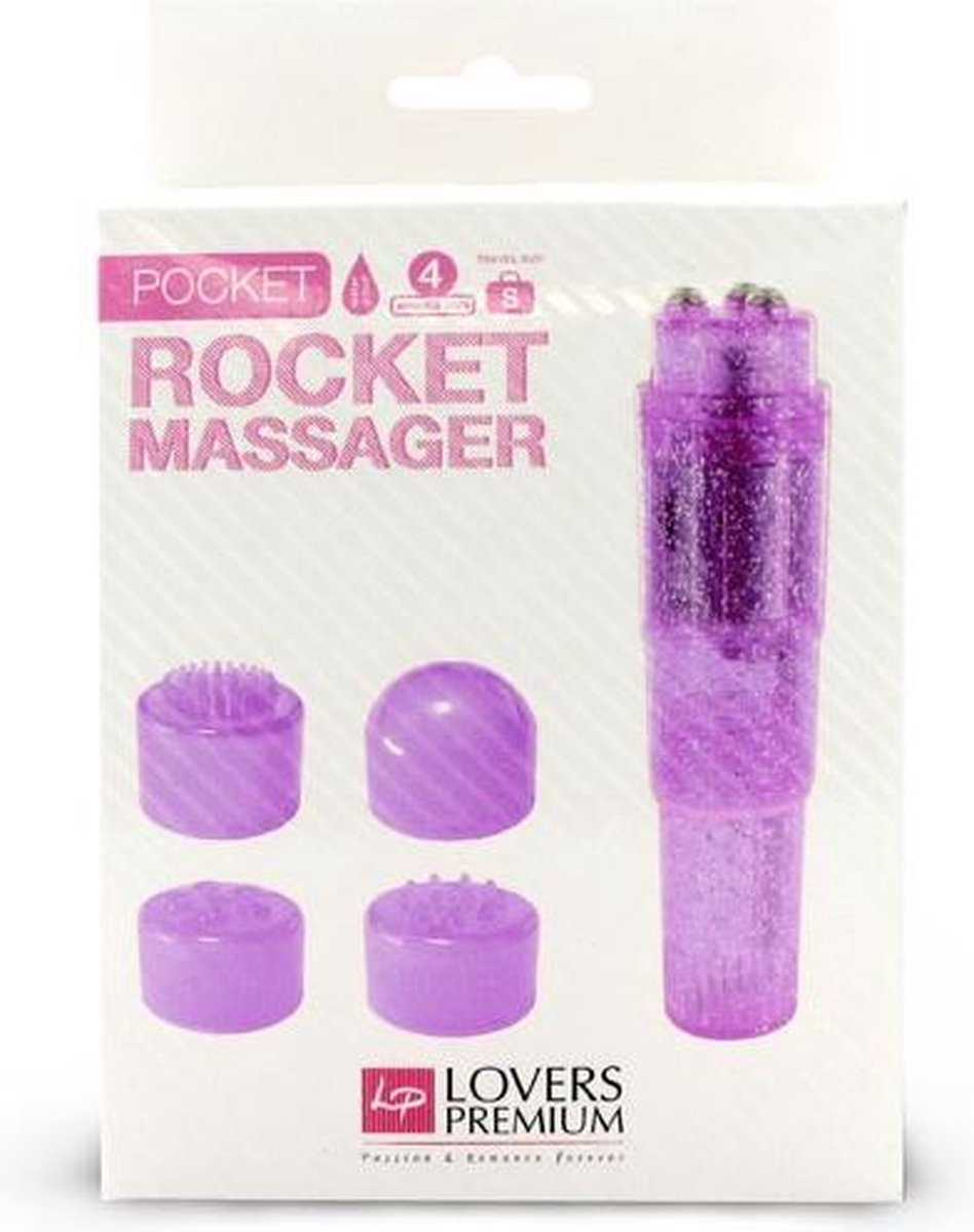 Lovers Premium Pocket Rocket Massager paars