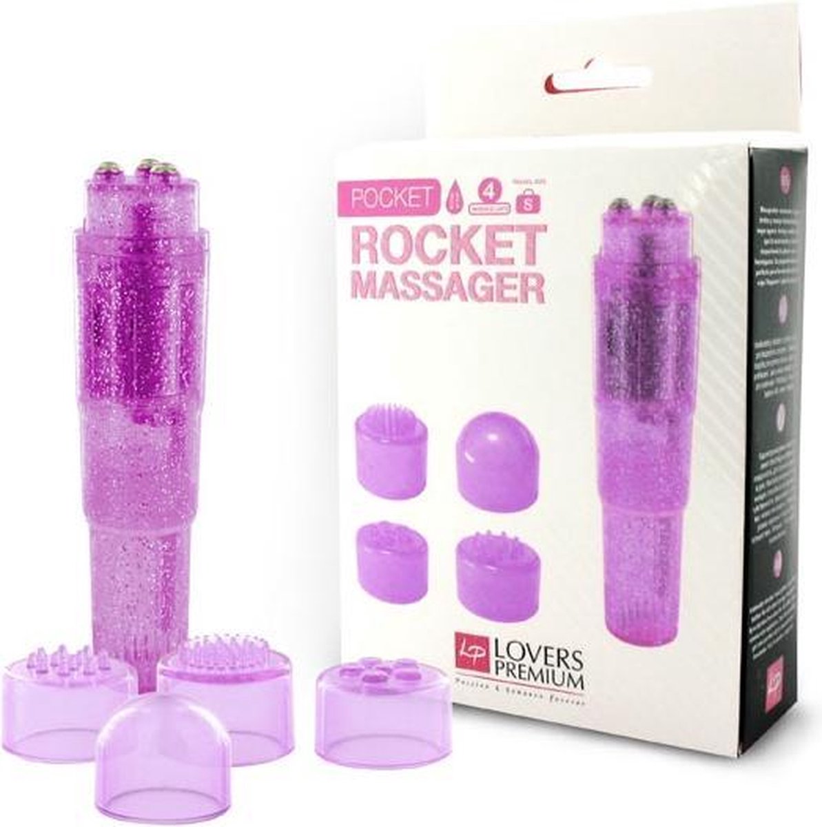 Lovers Premium Pocket Rocket Massager paars