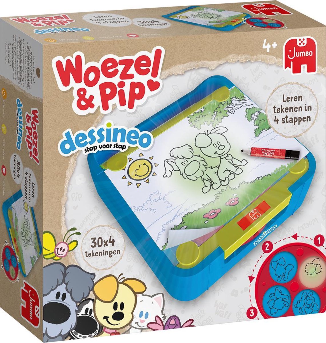 Jumbo Woezel & Pip Dessineo Leren tekenen