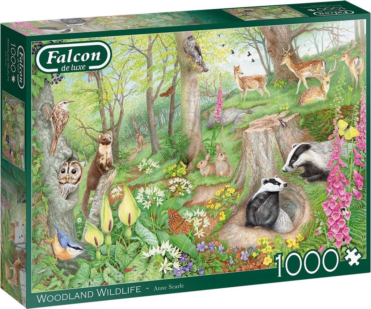 Falcon - Woodland Wildlife (1000 stukjes)