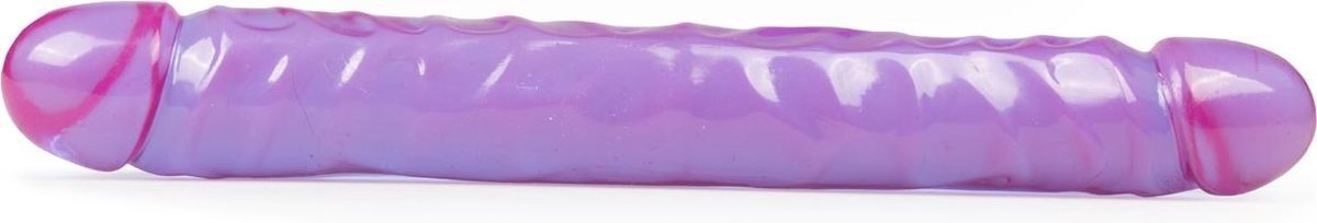 Crystal Jellies Dubbel Dildo - - Paars