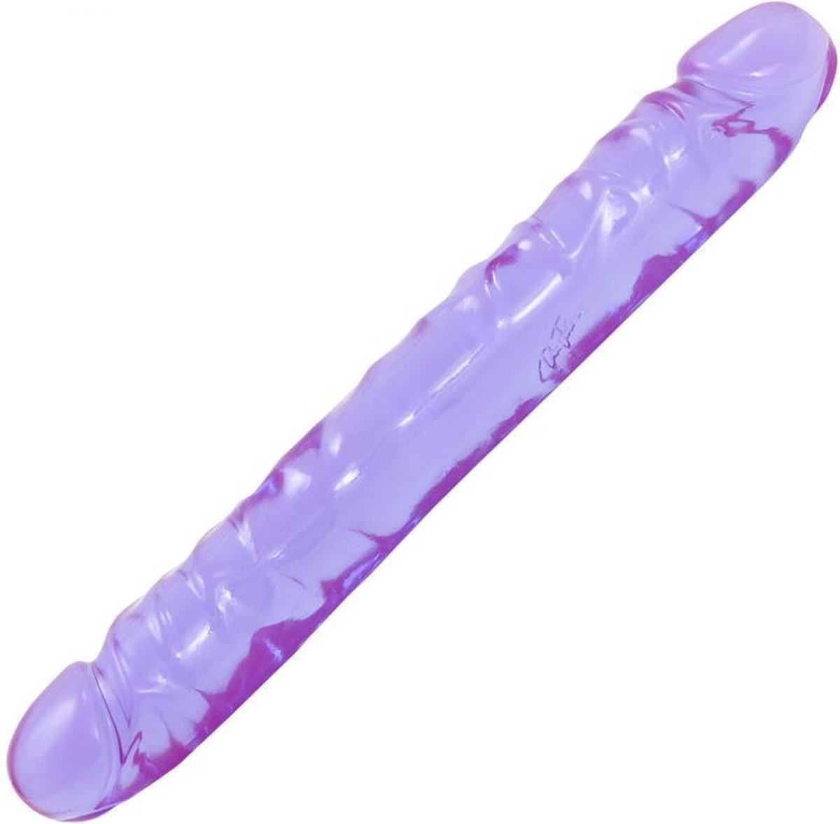 Crystal Jellies Dubbel Dildo - - Paars