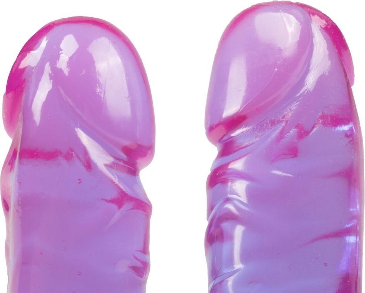 Crystal Jellies Dubbel Dildo - - Paars