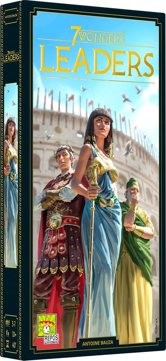 Asmodee Repos Production uitbreiding 7 Wonders V2 Leaders (NL)