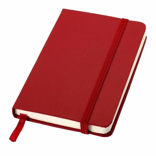 pocket luxe schriften/notitieblokjes gelinieerd A6 formaat - Opschrijfboekjes - Rood