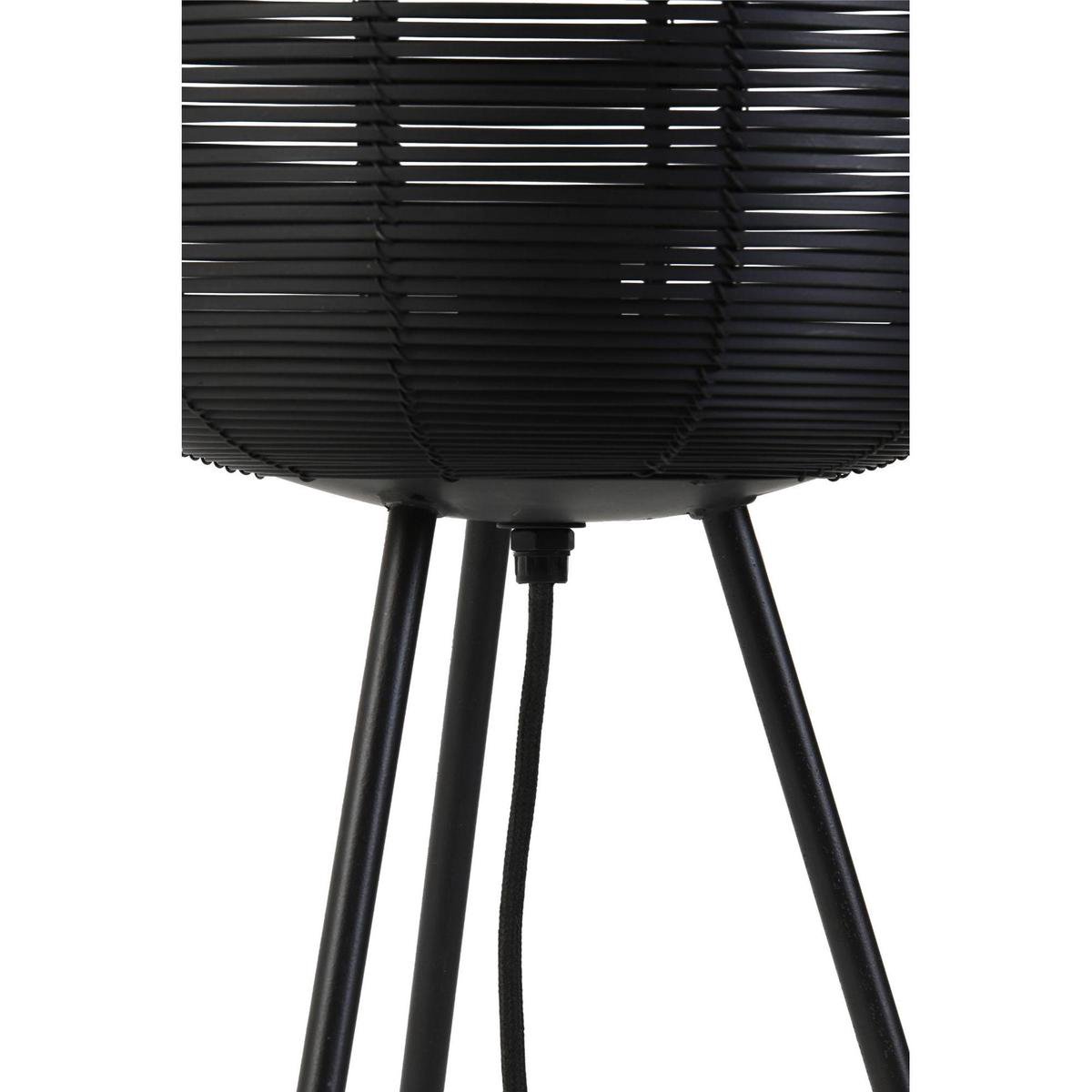 Light & Living Tafellamp Ø21x55 cm TOMEK mat - Zwart