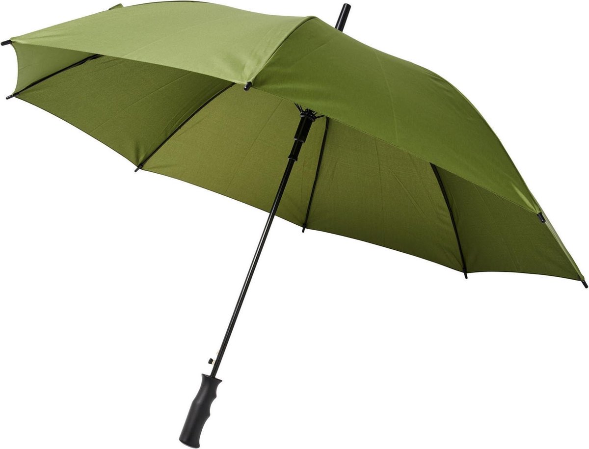 Automatische storm paraplu 105 cm doorsnede in het - Grote windproof/stormproof paraplu - Groen