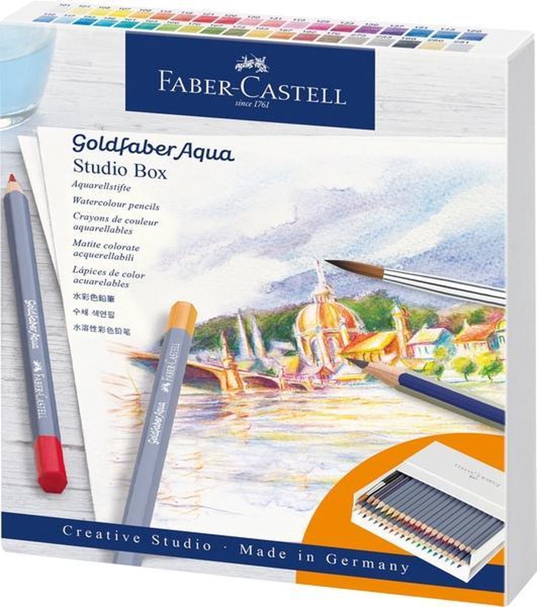 Faber Castell Aquarelpotlood Faber-Castell Goldfaber studiobox á 38+3 stuks