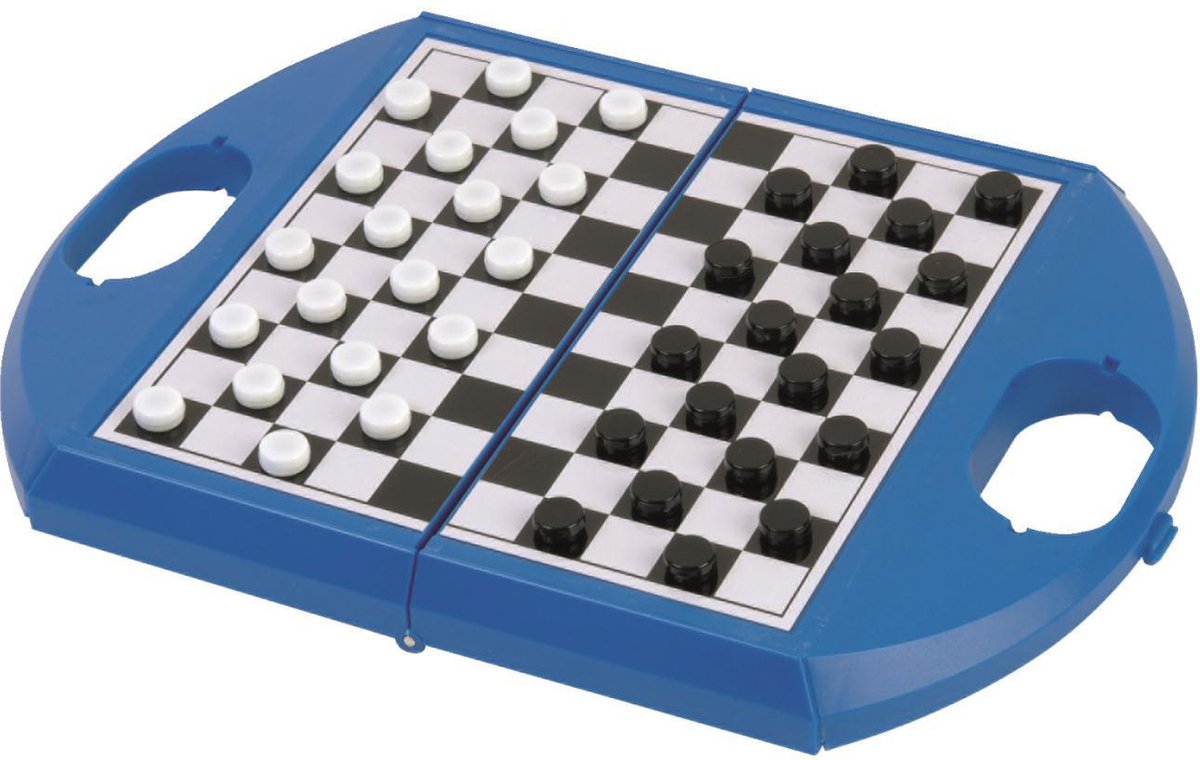 Jumbo Schaken & Dammen Compact - Blauw