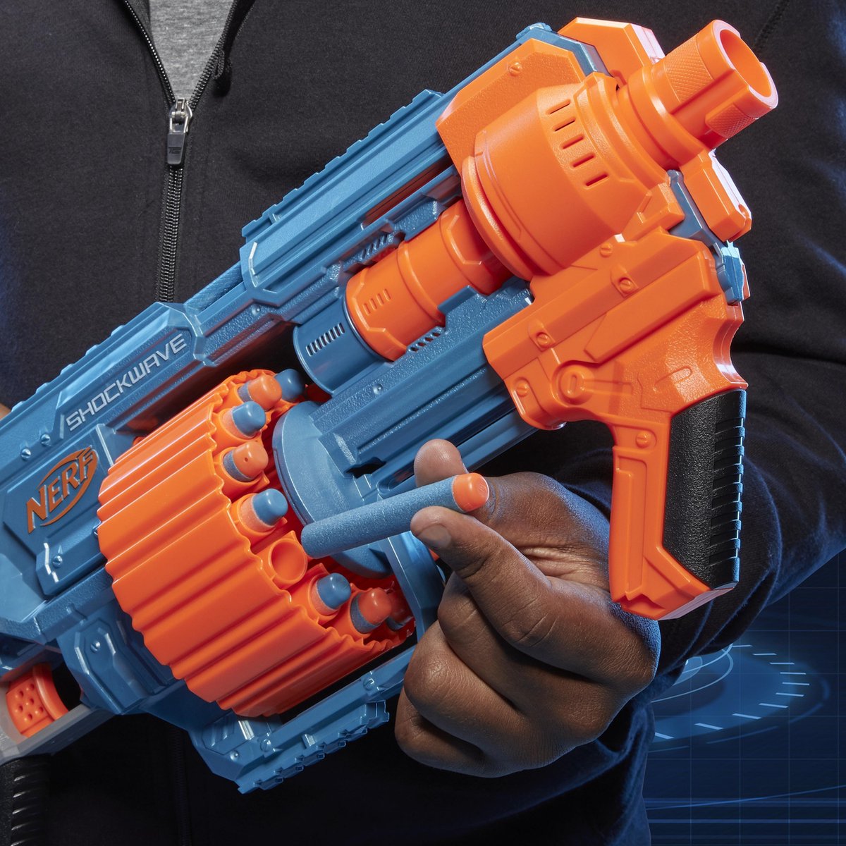 Hasbro NERF Elite 2.0 Shockwave Rd 15 - Blauw