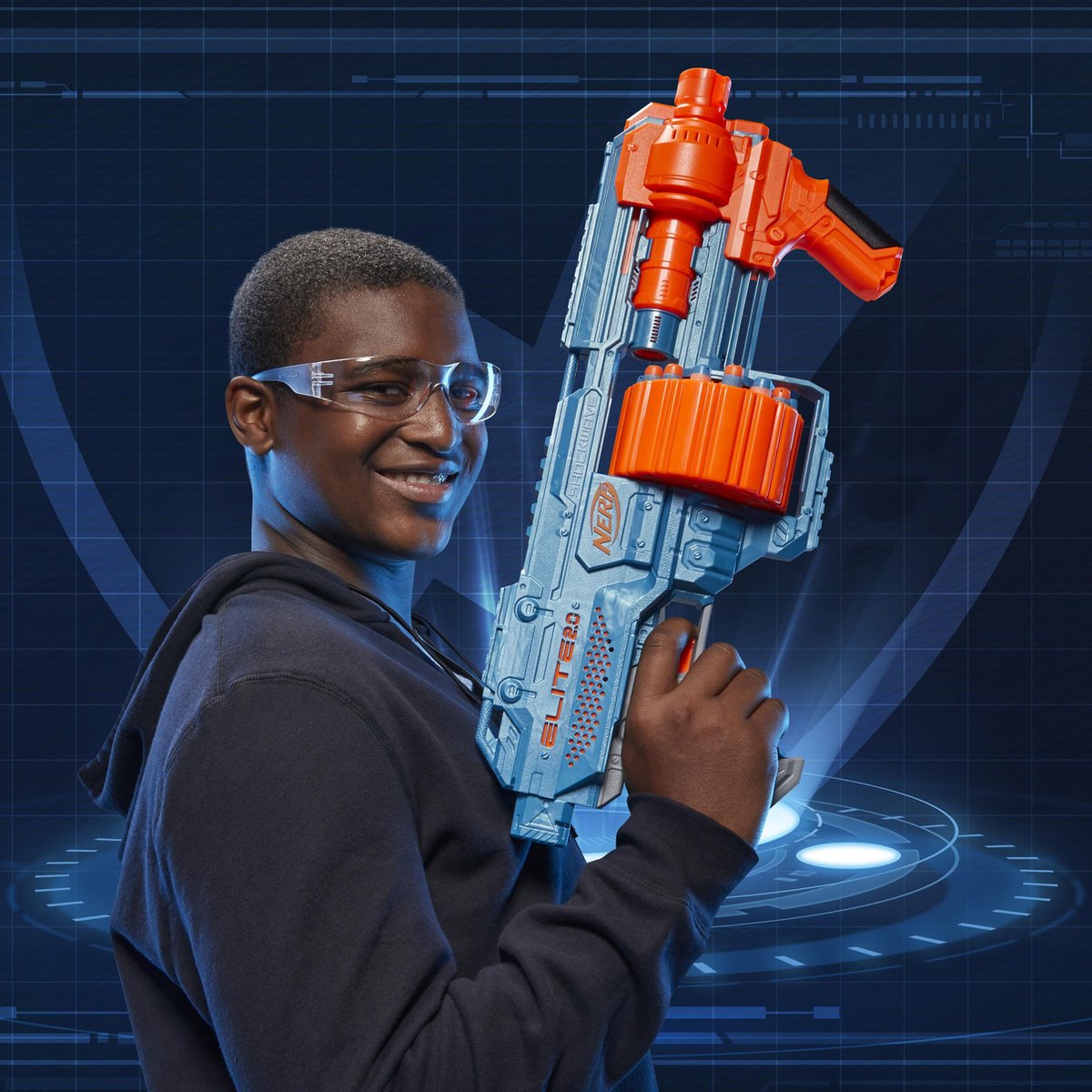 Hasbro NERF Elite 2.0 Shockwave Rd 15 - Blauw
