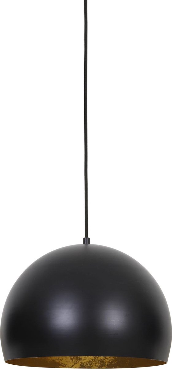 Light & Living Hanglamp JAICEY - Mat-Goud - S - Zwart