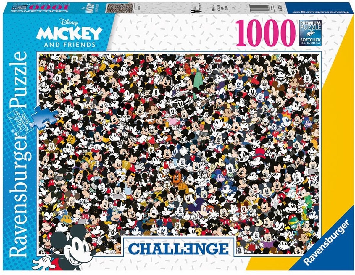 Ravensburger Challenge - Mickey (1000 stukjes)