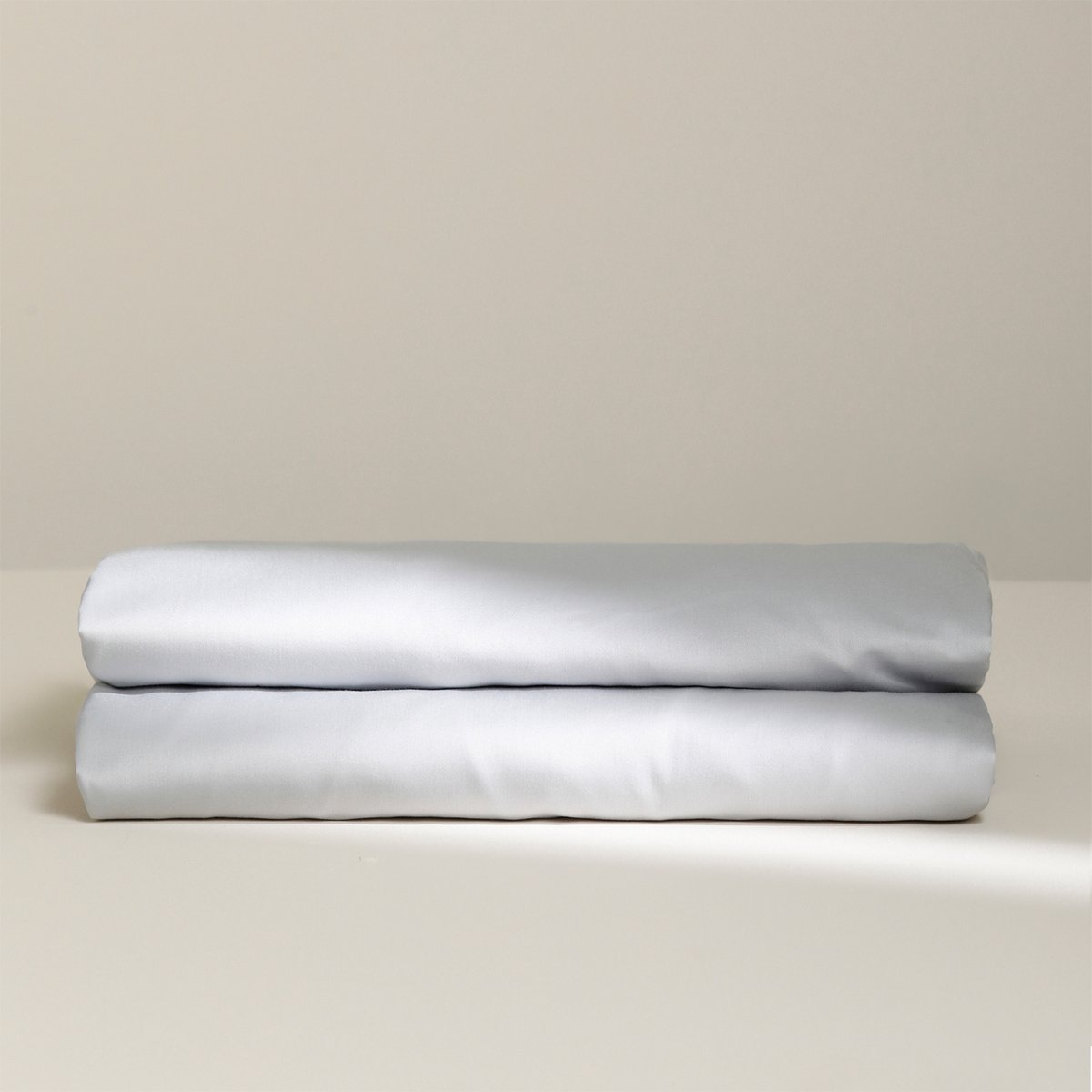Damai Hoeslaken Biologisch Katoen Satijn 30cm Hoekhoogte - light grey - Grijs