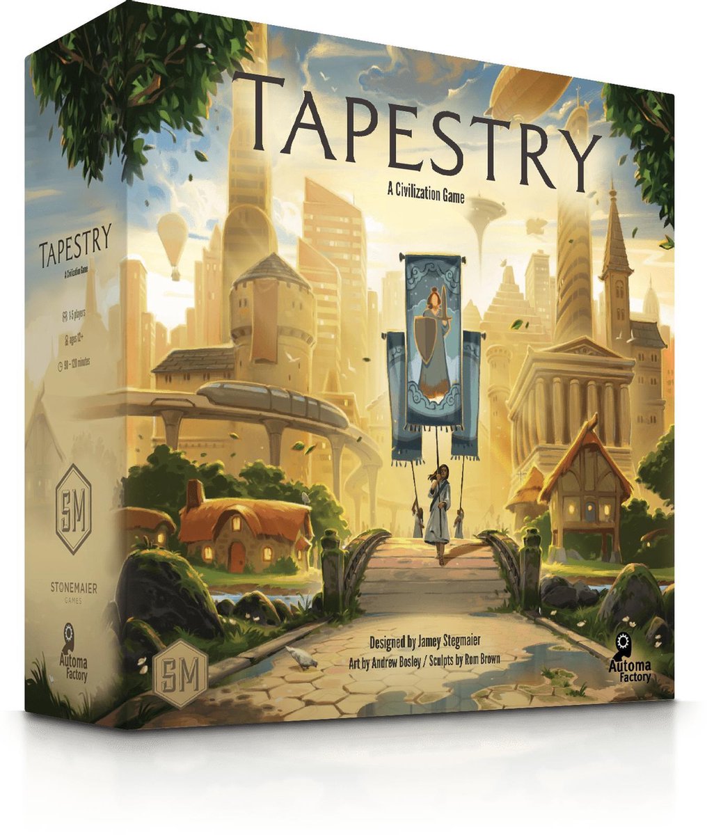 Enigma Stonemaier Games gezelschapsspel Tapestry - Bruin