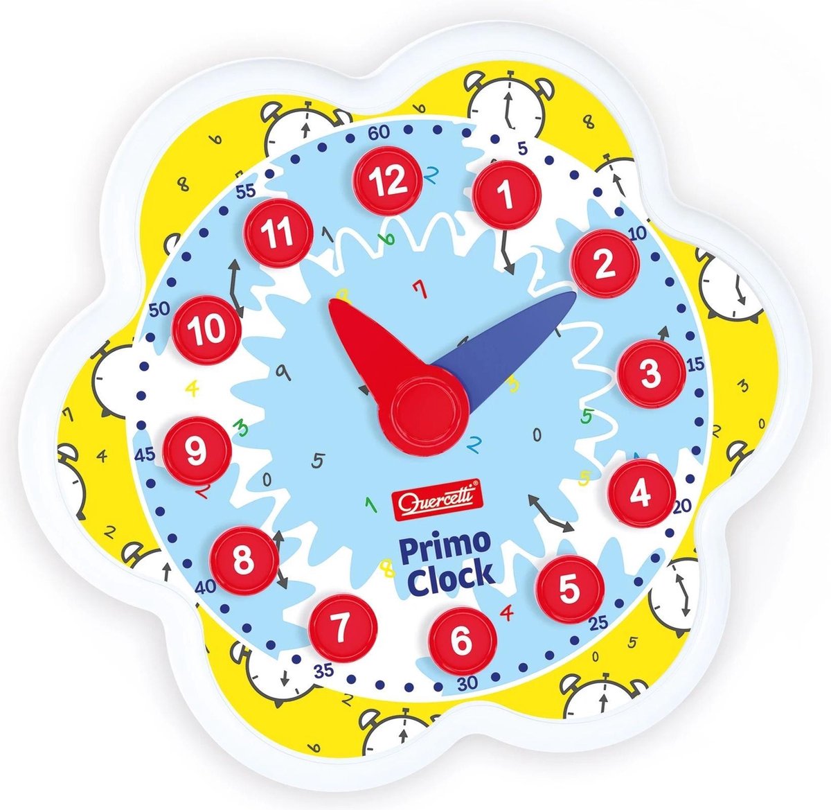 Quercetti Leerklok Primo Clock Junior Karton 51-delig