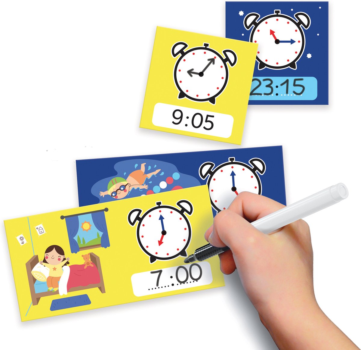 Quercetti Leerklok Primo Clock Junior Karton 51-delig