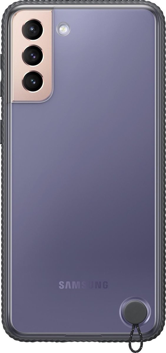 Samsung Galaxy S21 Plus Clear Protective Back Cover - Negro