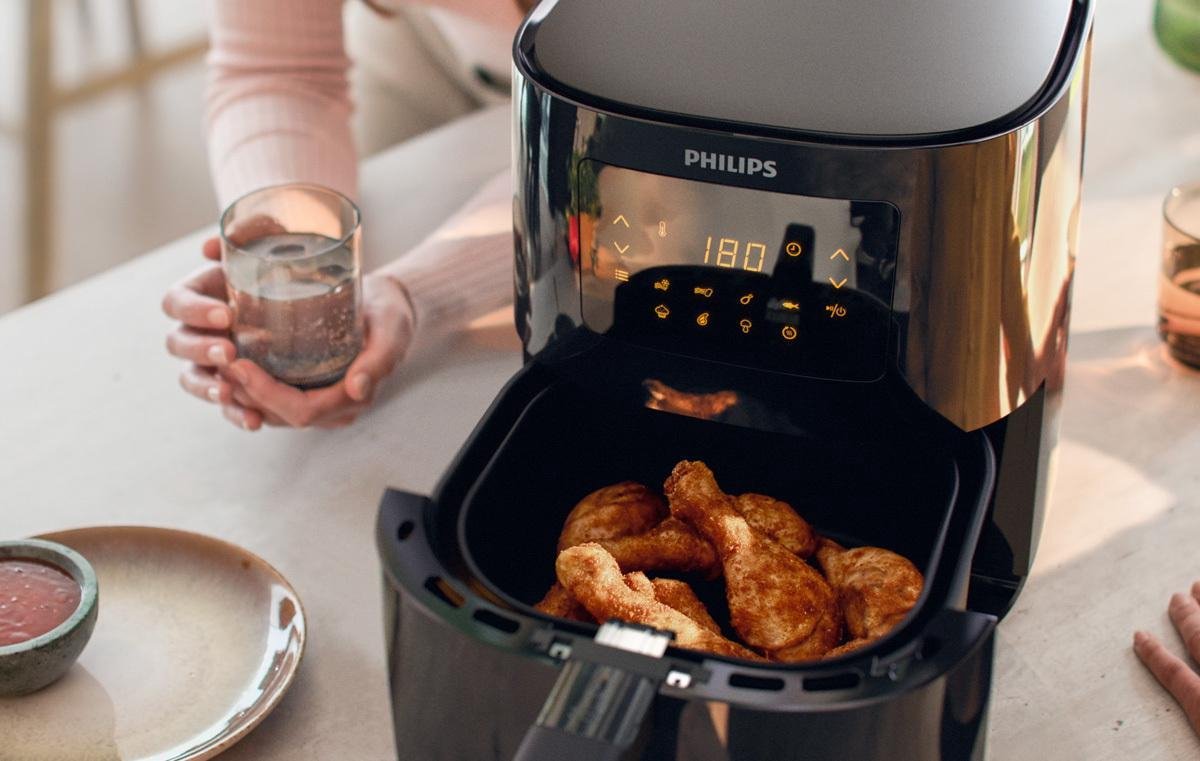 Philips Airfryer L HD9252/70 - Zwart