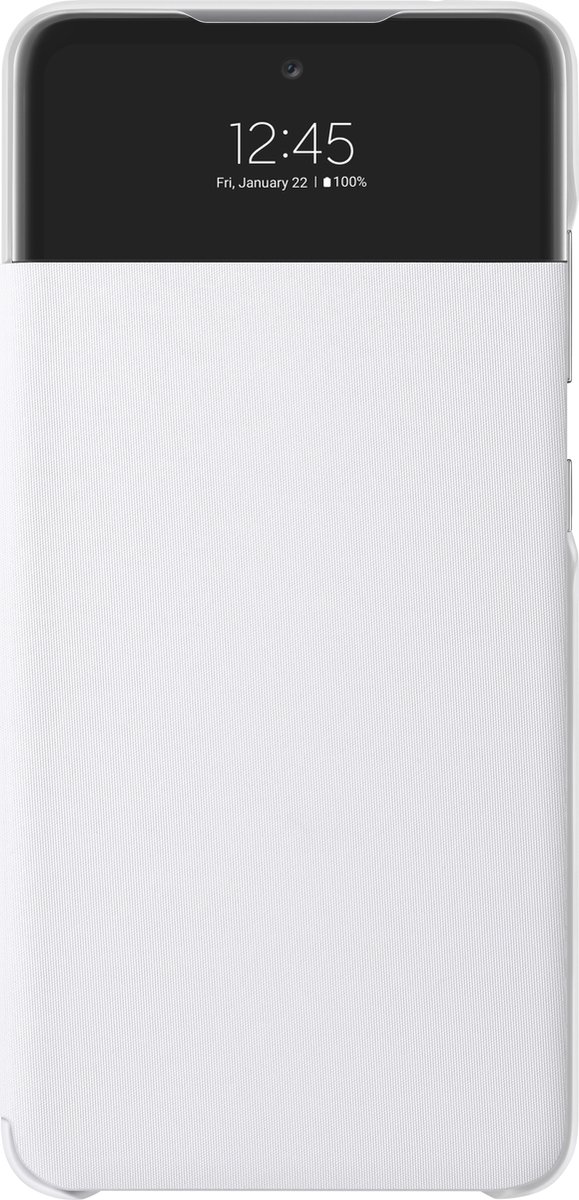 Samsung Galaxy A52s / A52 Smart S View Book Case - Blanco