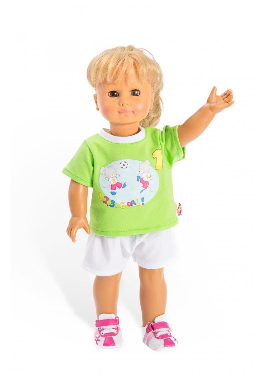 Heless Voetbaluniform Voor Poppen Van 35-45 Cm - Wit