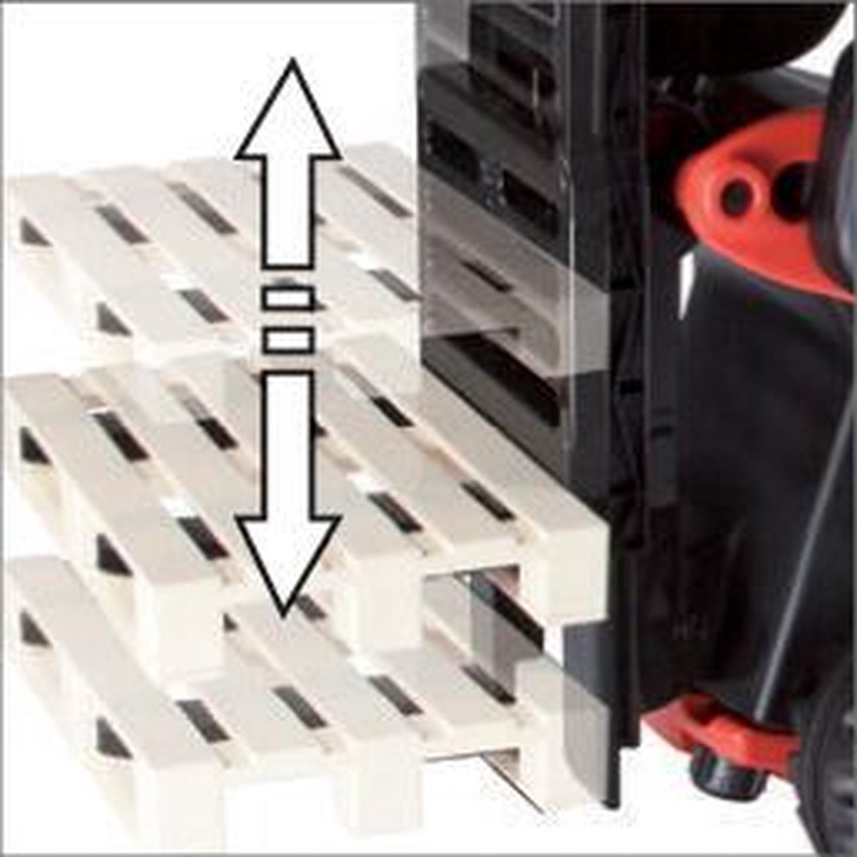 Big Vorkheftruck Linde - Zwart