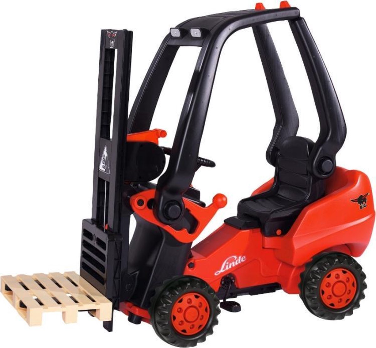 Big Vorkheftruck Linde - Zwart
