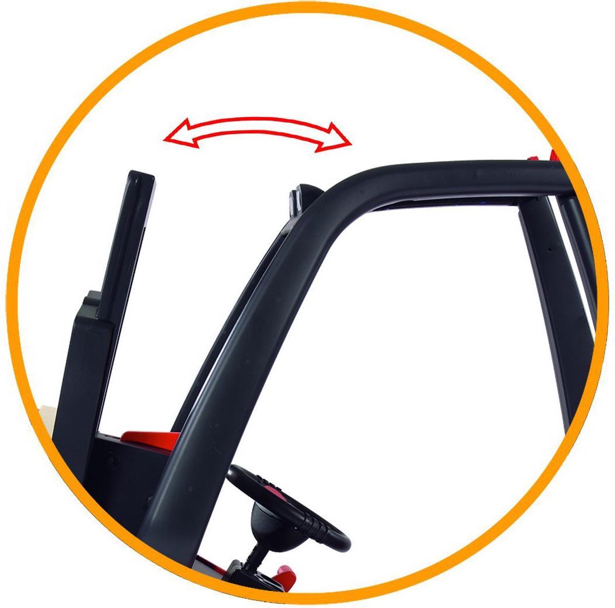 Big Vorkheftruck Linde - Zwart