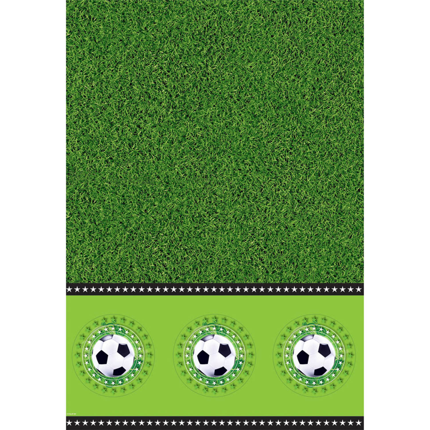 Folat Voetbal Tafelkleed - 130x180 Cm - Groen