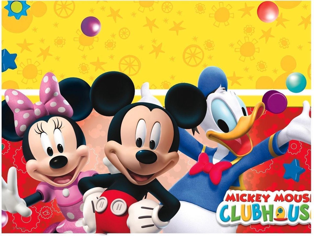 Folat Micky Mouse Clubhouse Tafelkleed - 120x180 Cm