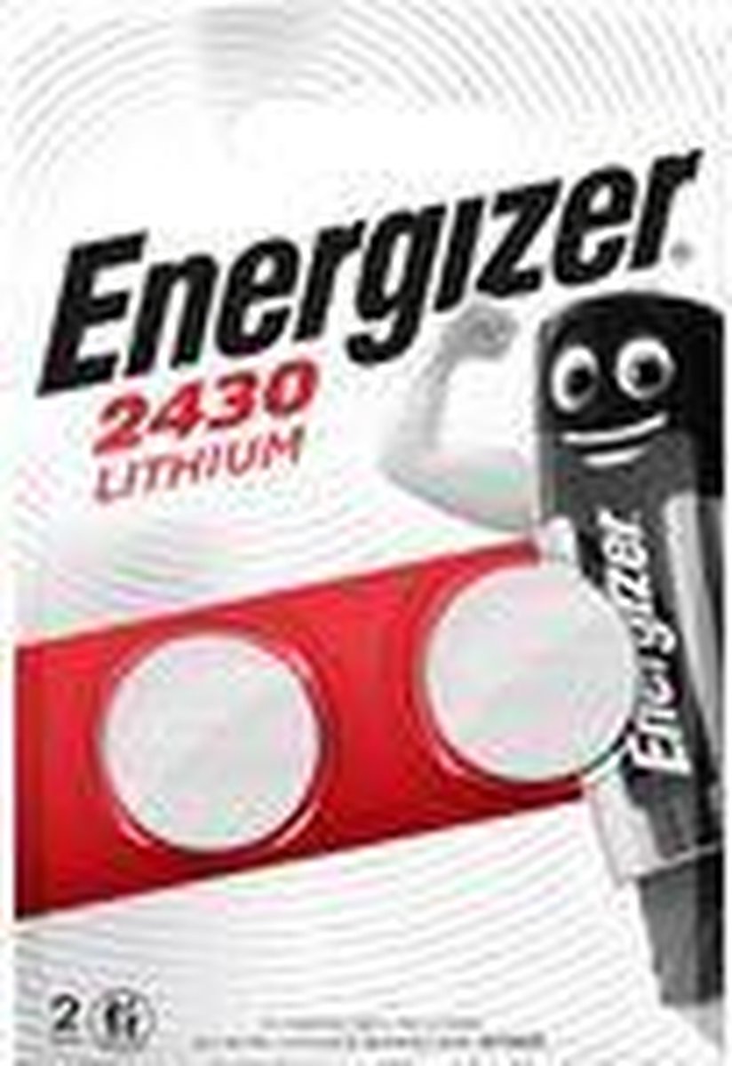 Energizer Knoopcel Cr2430, Blister Van 2 Stuks