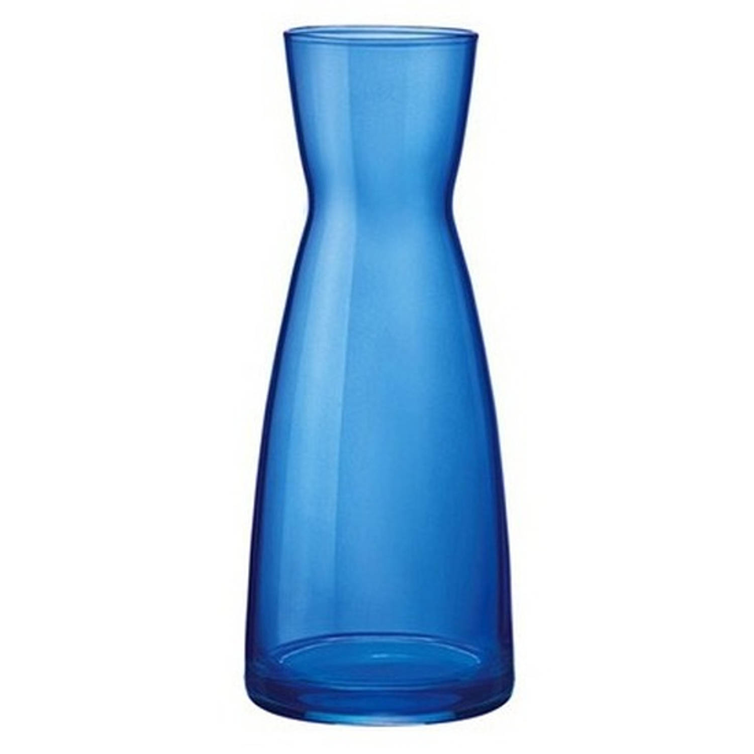 e Zandloper Vaas Glas 20 Cm - Blauw