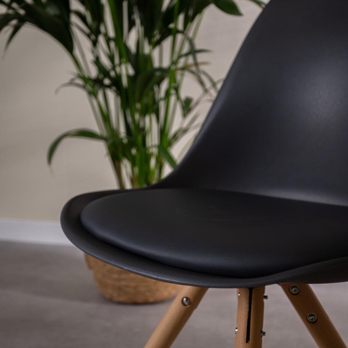 Dimehouse Harrow Eetkamerstoel - Kuipstoel - Scandinavisch Design - Grijs