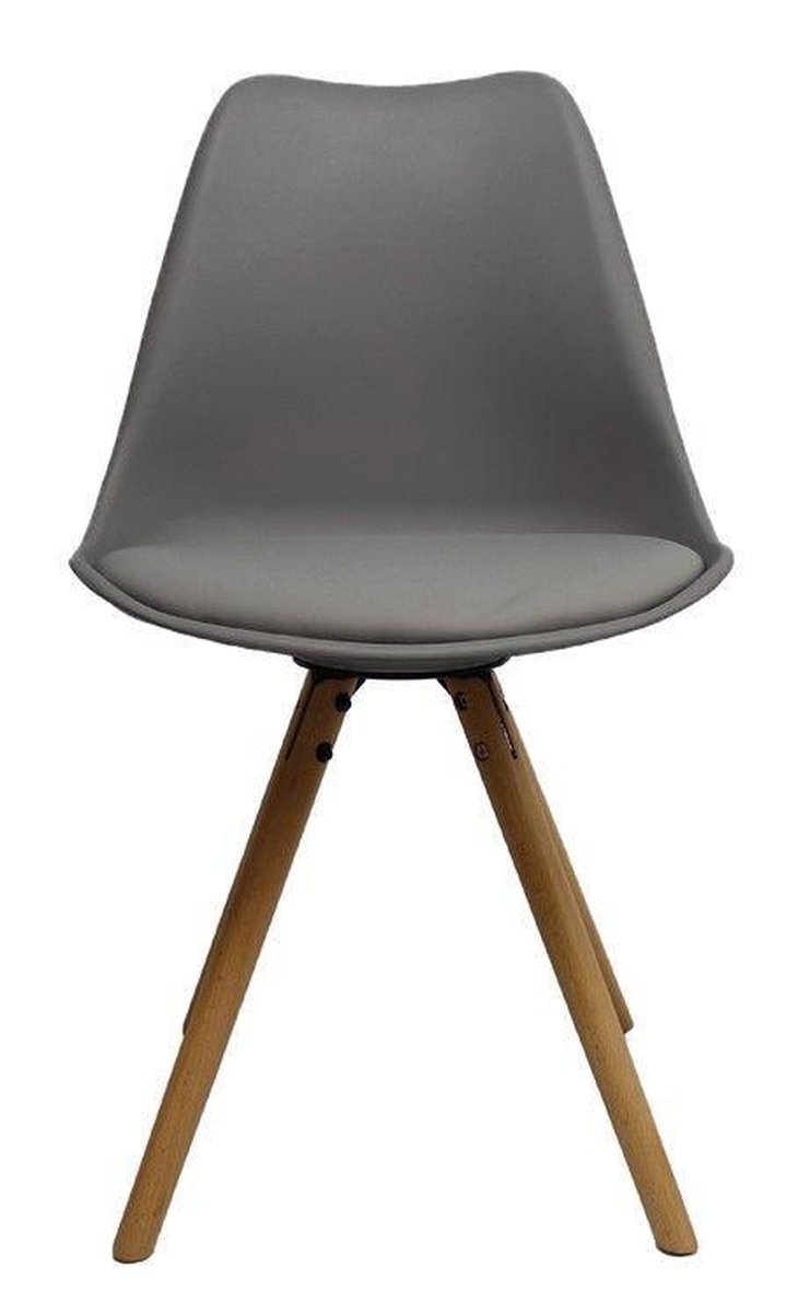 Dimehouse Harrow Eetkamerstoel - Kuipstoel - Scandinavisch Design - Grijs