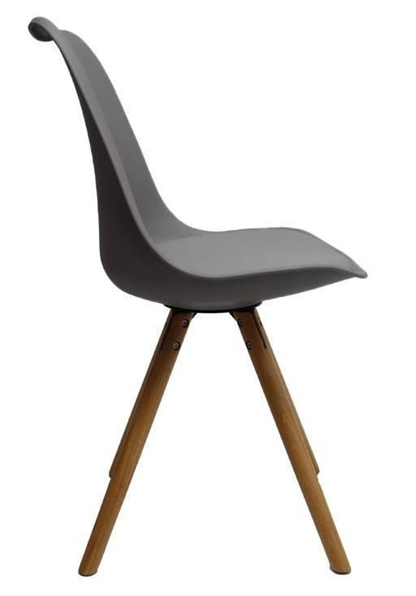 Dimehouse Harrow Eetkamerstoel - Kuipstoel - Scandinavisch Design - Grijs