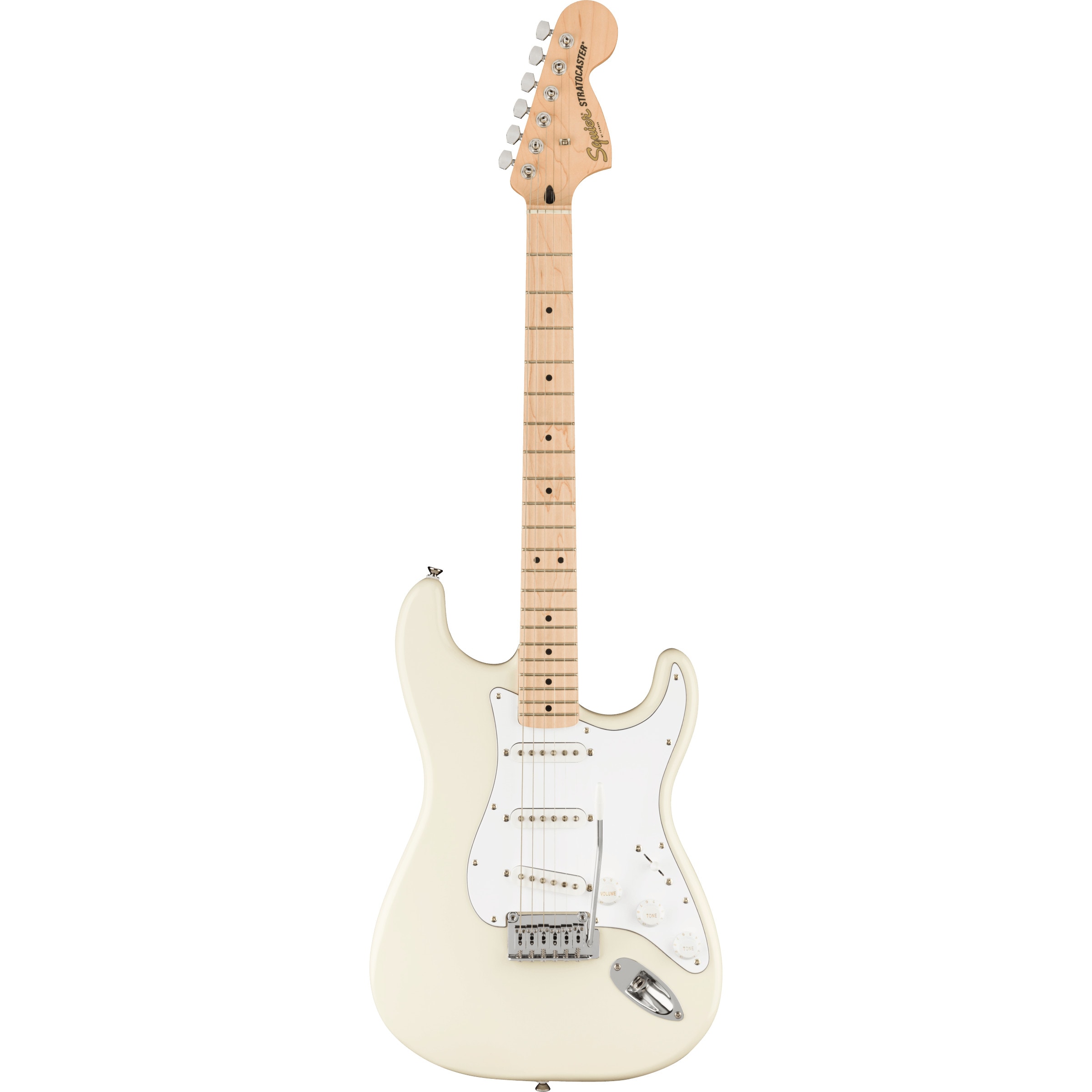 Squier Affinity Series Stratocaster MN Olympic White elektrische gitaar