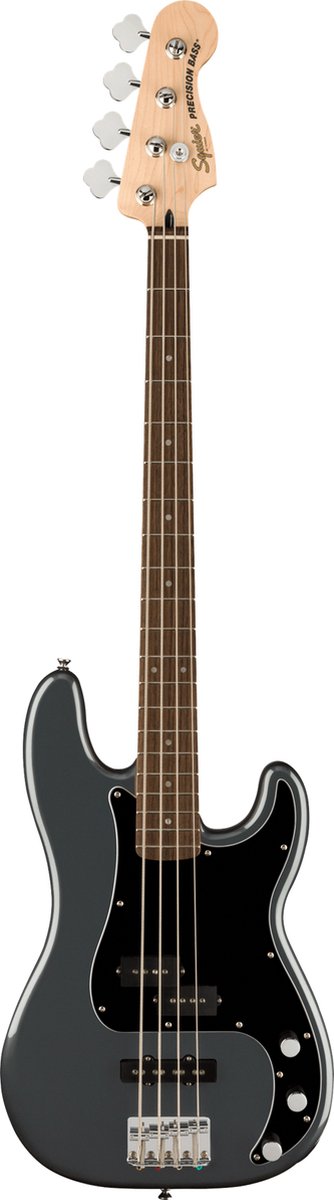Squier Affinity Series Precision Bass PJ IL Charcoal Frost Metallic elektrische basgitaar