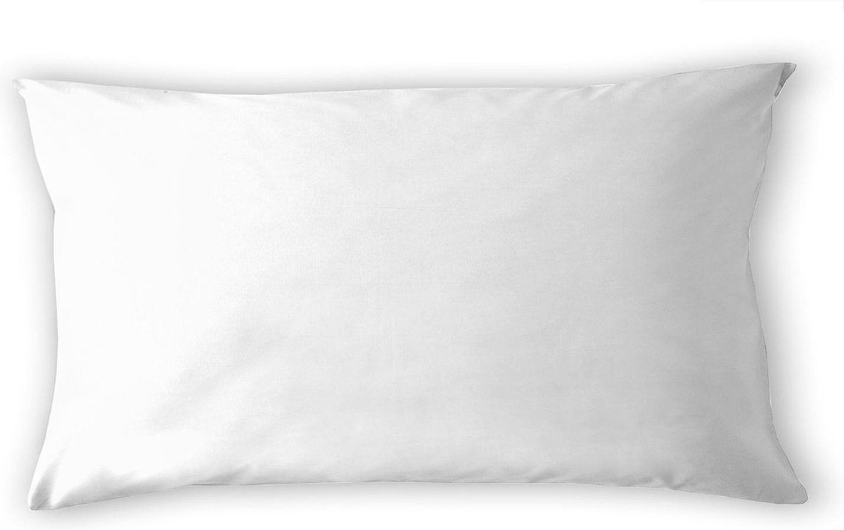 Cinderella Basic Percaline Katoen Kussenslopen (Set Van 2) - 100% Percaline Katoen - 40x80 Cm - White - Wit