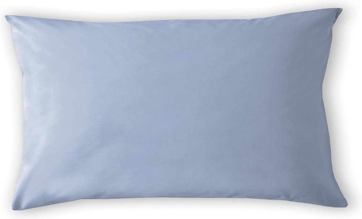 Cinderella Basic Percaline Katoen Kussenslopen (Set Van 2) - 100% Percaline Katoen - 40x80 Cm - Sapphire - Blauw