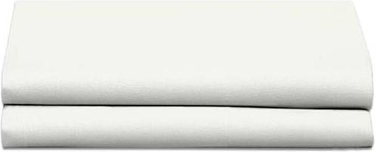 Cinderella Basic Percaline Katoen Kussenslopen (Set Van 2) - 100% Percaline Katoen - 40x80 Cm - Ivory - Oranje