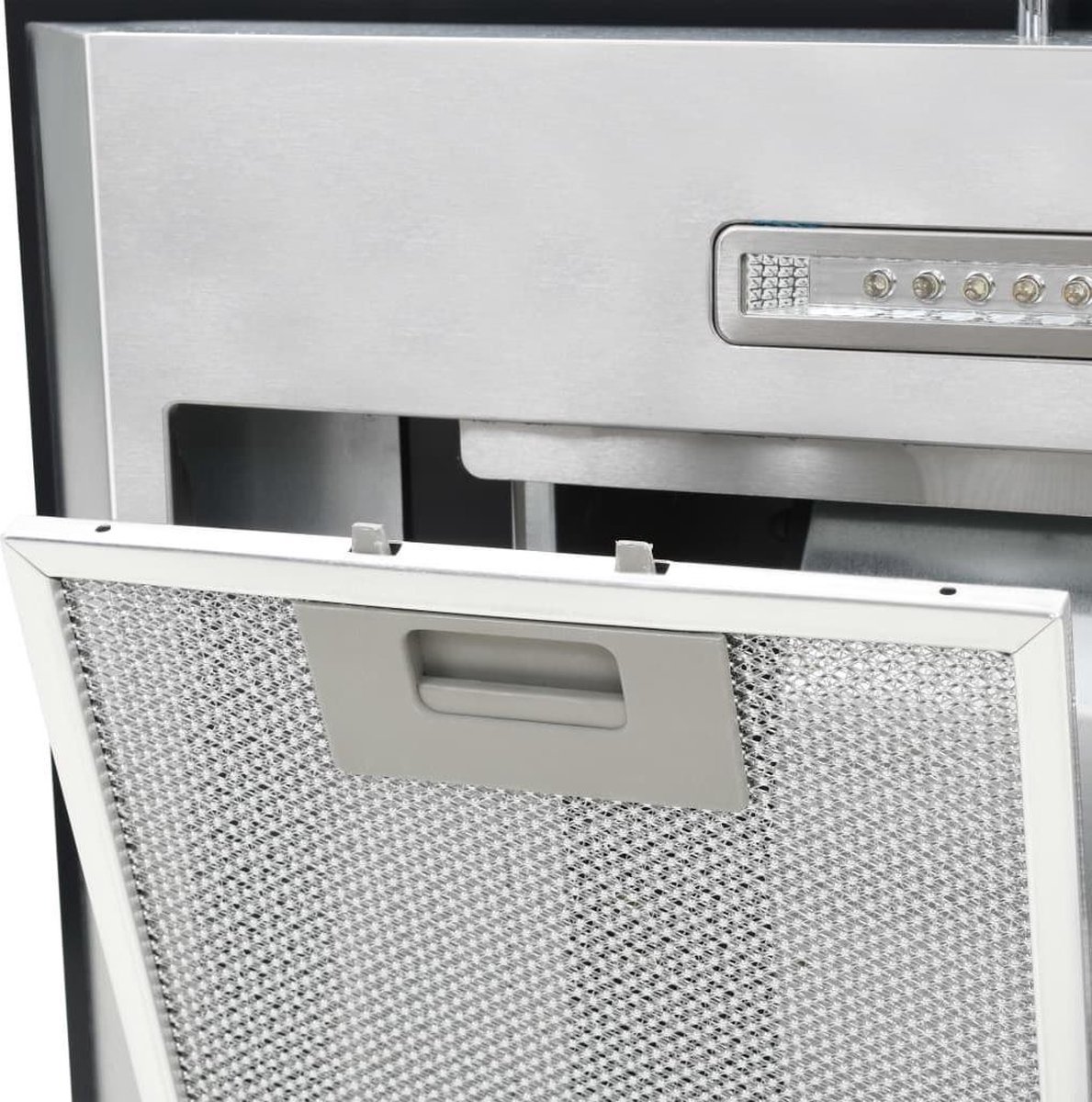 Vidaxl Eilandafzuigkap 756 M³/u Led 90 Cm Roestvrij Staal - Silver