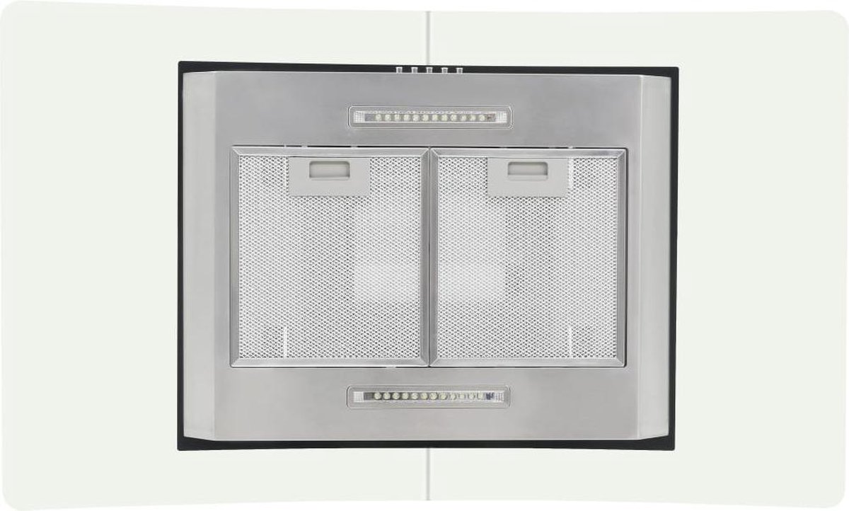 Vidaxl Eilandafzuigkap 756 M³/u Led 90 Cm Roestvrij Staal - Silver