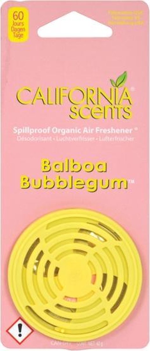 California Scents Luchtverfrisser Balboa Bubblegum 42 Gram