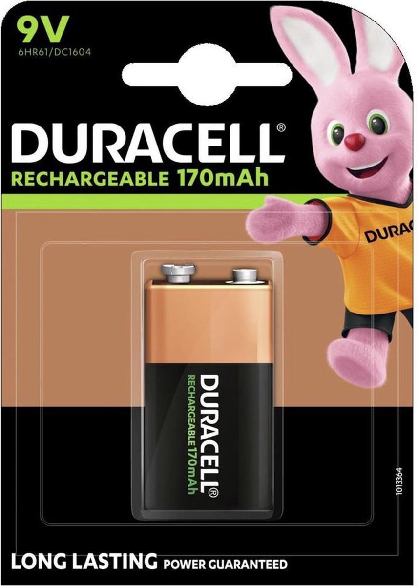 Duracell Oplaad Precharged - 9v Dc1604 1 Stuk