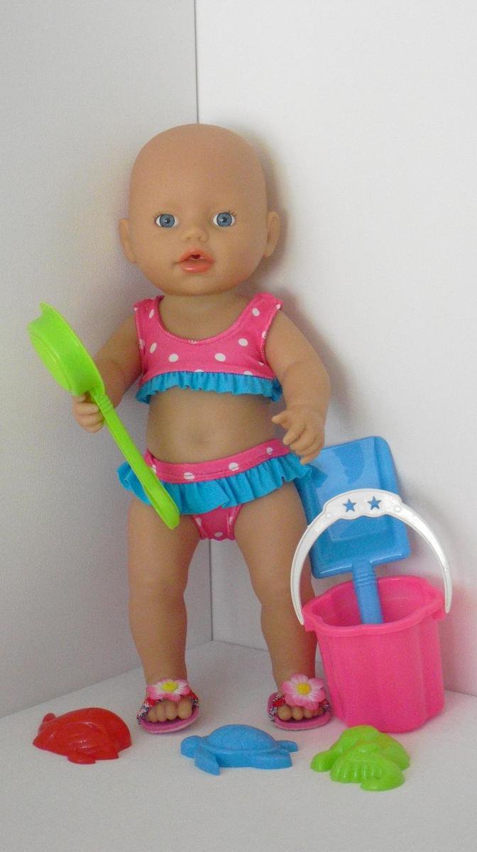 Heless Poppenbikini/ Voor Pop Van 28-35 Cm - Roze