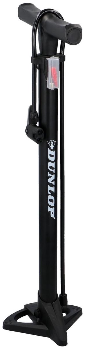 Dunlop Fietspomp - 63 Cm Hoog - 2 Ventielen - Sta-pomp - Zwart