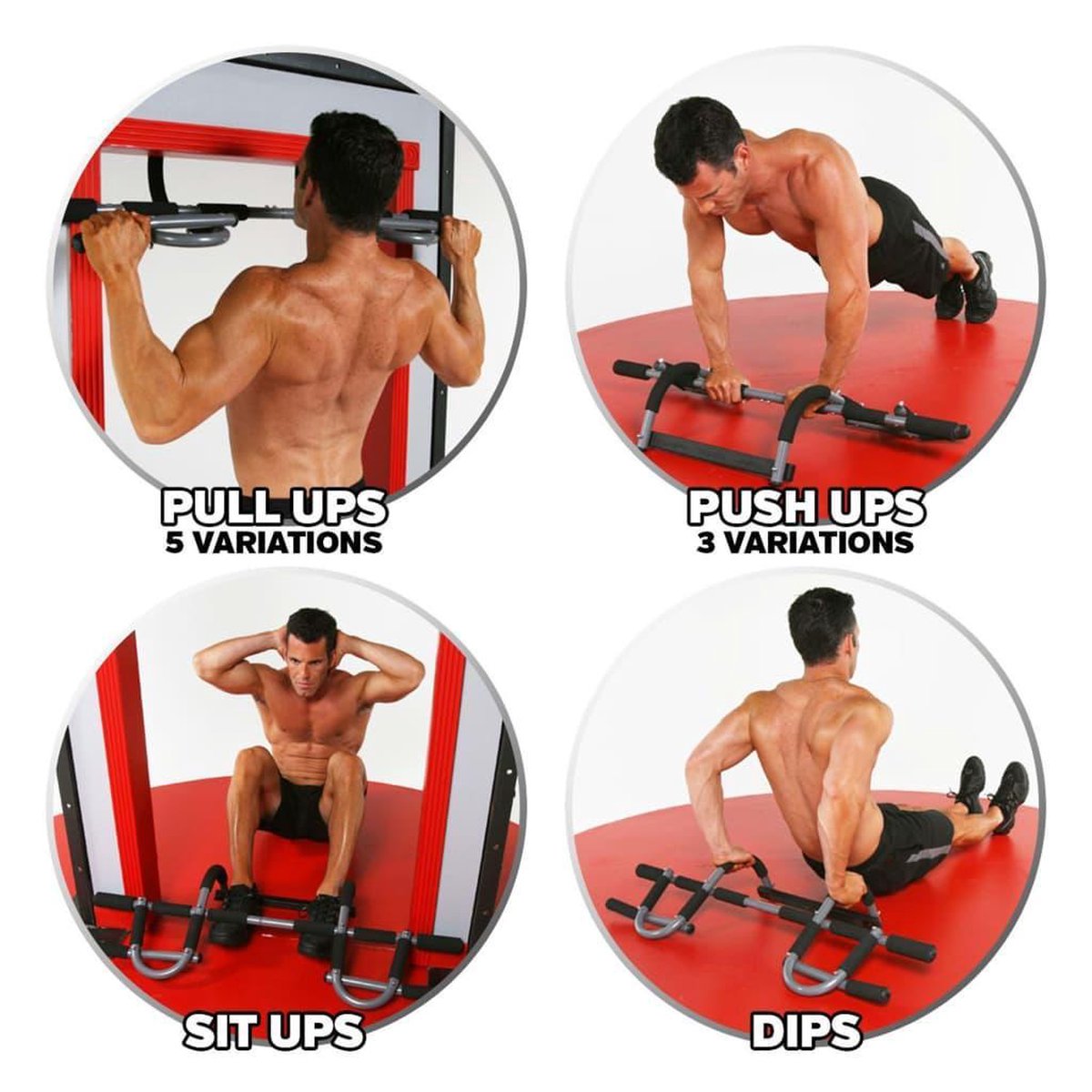 Iron Gym Optrekstang Xtreme Irg002 - Zwart